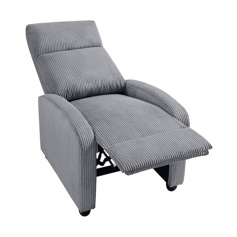 Covelo Corduroy Push Back Reclining Chair