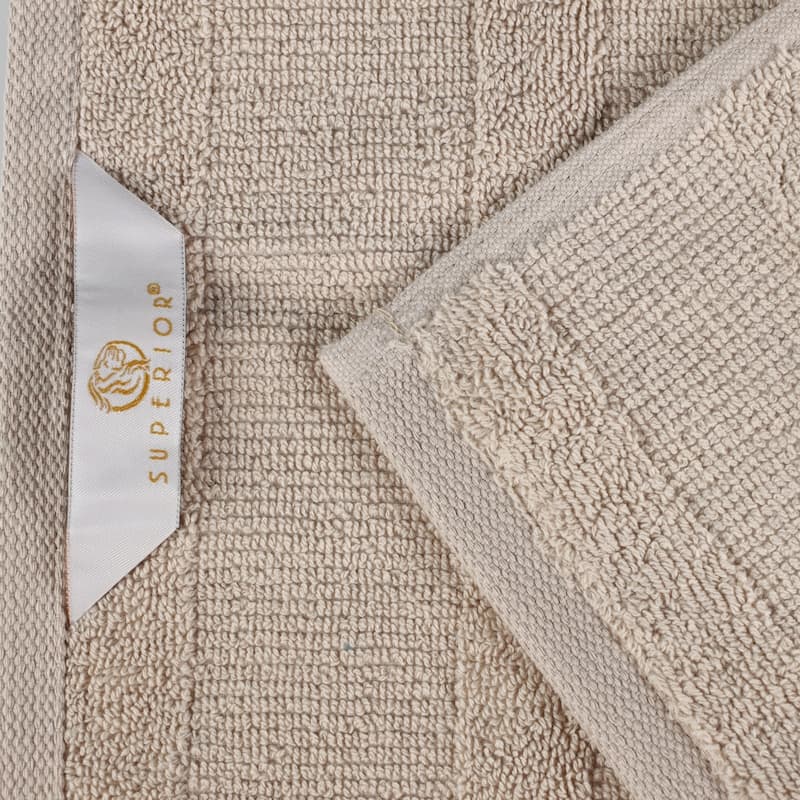 Superior Roma Cotton Ribbed Soft Highly Absorbent Hand Towel Set of 6