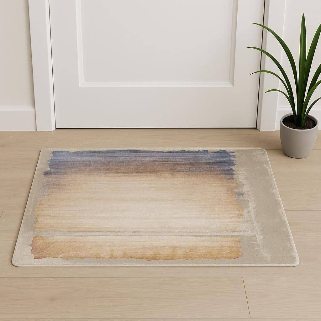 HomeRoots Abstract Modern Rectangle Area Rug