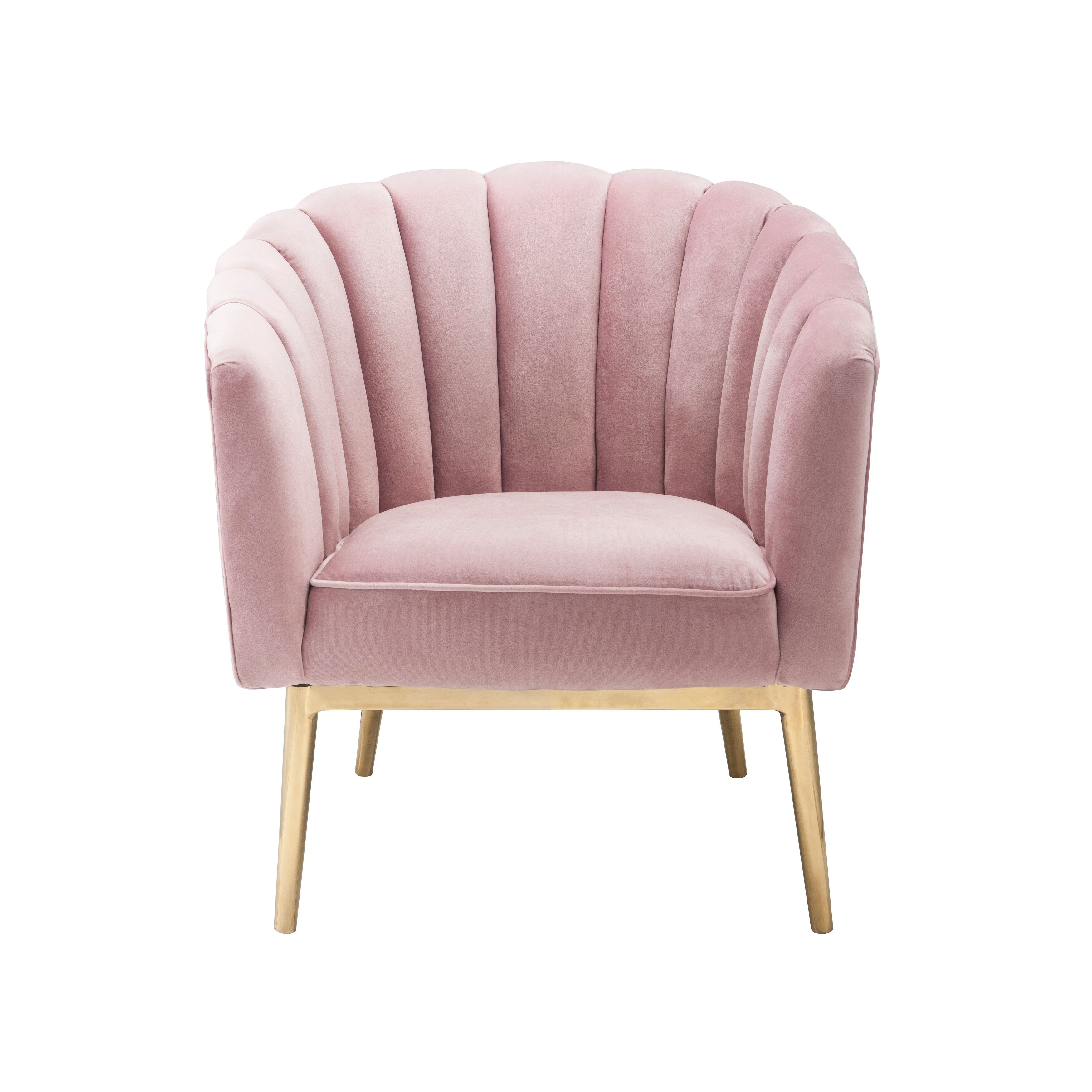 Accent chairs blush hot sale pink