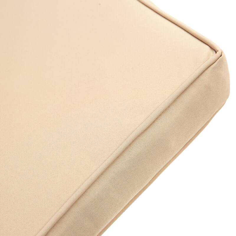 Round Outdoor Rattan Daybed with Adjustable Canopy, with Navy Cushions and Lift Coffee Table