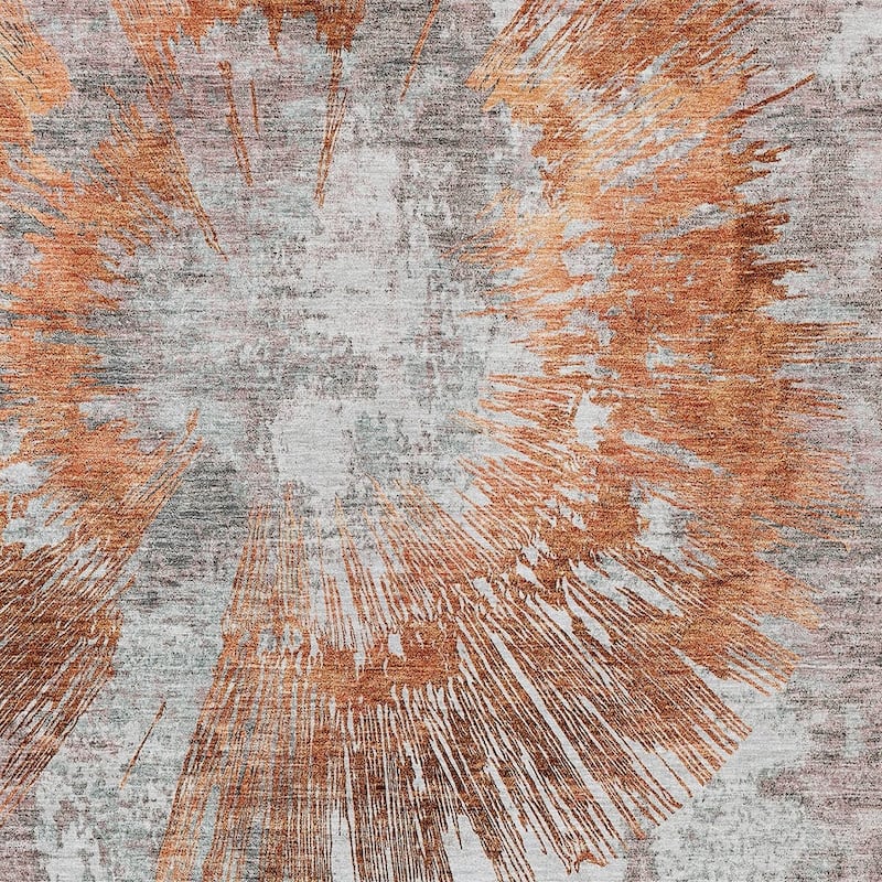 HomeRoots Abstract Transitional Rectangle Outdoor Rug