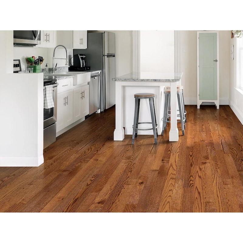 Shaw SW785 The Gallery 3" Wide Smooth Engineered Red Oak Hardwood