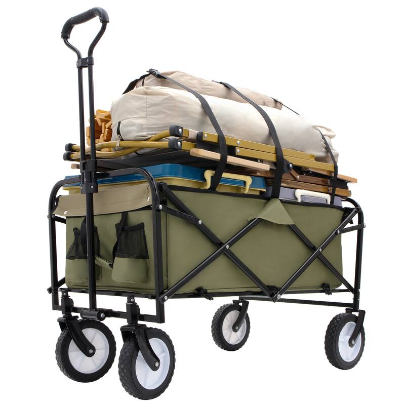 Foldable Wagon Cart with strapping system Beach