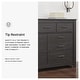 preview thumbnail 12 of 38, Signature Design by Ashley Brinxton Urban Charcoal Dresser