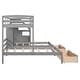 preview thumbnail 13 of 13, Triple Bunk Bed with Twin Beds, Drawers, Staircase Storage, and Built-in Shelves