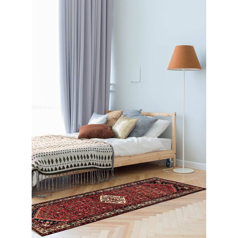 ECARPETGALLERY Hand-knotted Andelz Copper Wool Rug - 3'8 x 10'7