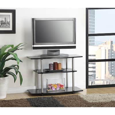 Convenience Concepts Designs2Go No Tools 3 Tier TV Stand