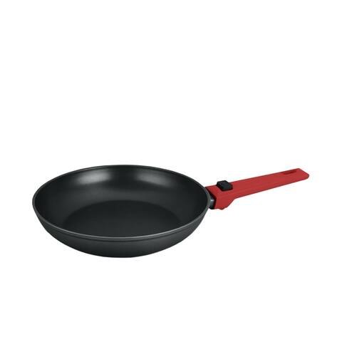 Greblon C2, Non-Stick Coated Scratch Resistant Forged Aluminum Round Frying Pan with Detachable Handle