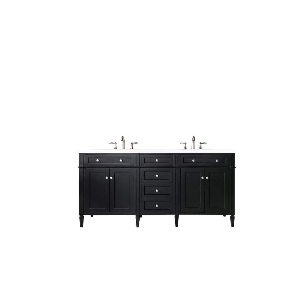 James Martin Vanities 650-V72-3WZ Brittany 72" Double Basin Poplar