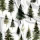 preview thumbnail 2 of 4, Sweet Jojo Designs Sage Green Woodland Boy Girl Gender Neutral Unisex Satin Fitted Crib Sheet Forest Pine Tree Watercolor Trees