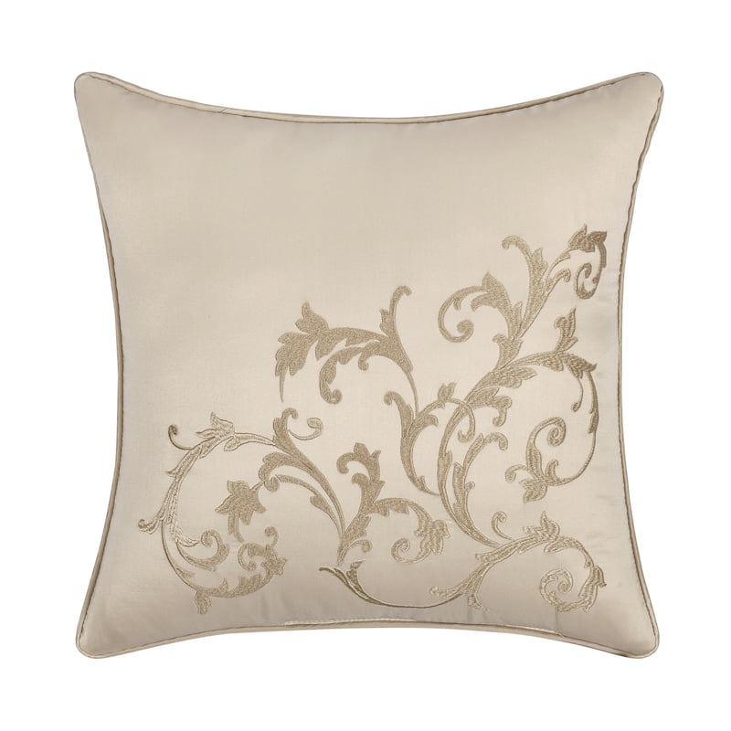 Spectra 16" Square Embellished Decorative Throw Pillow