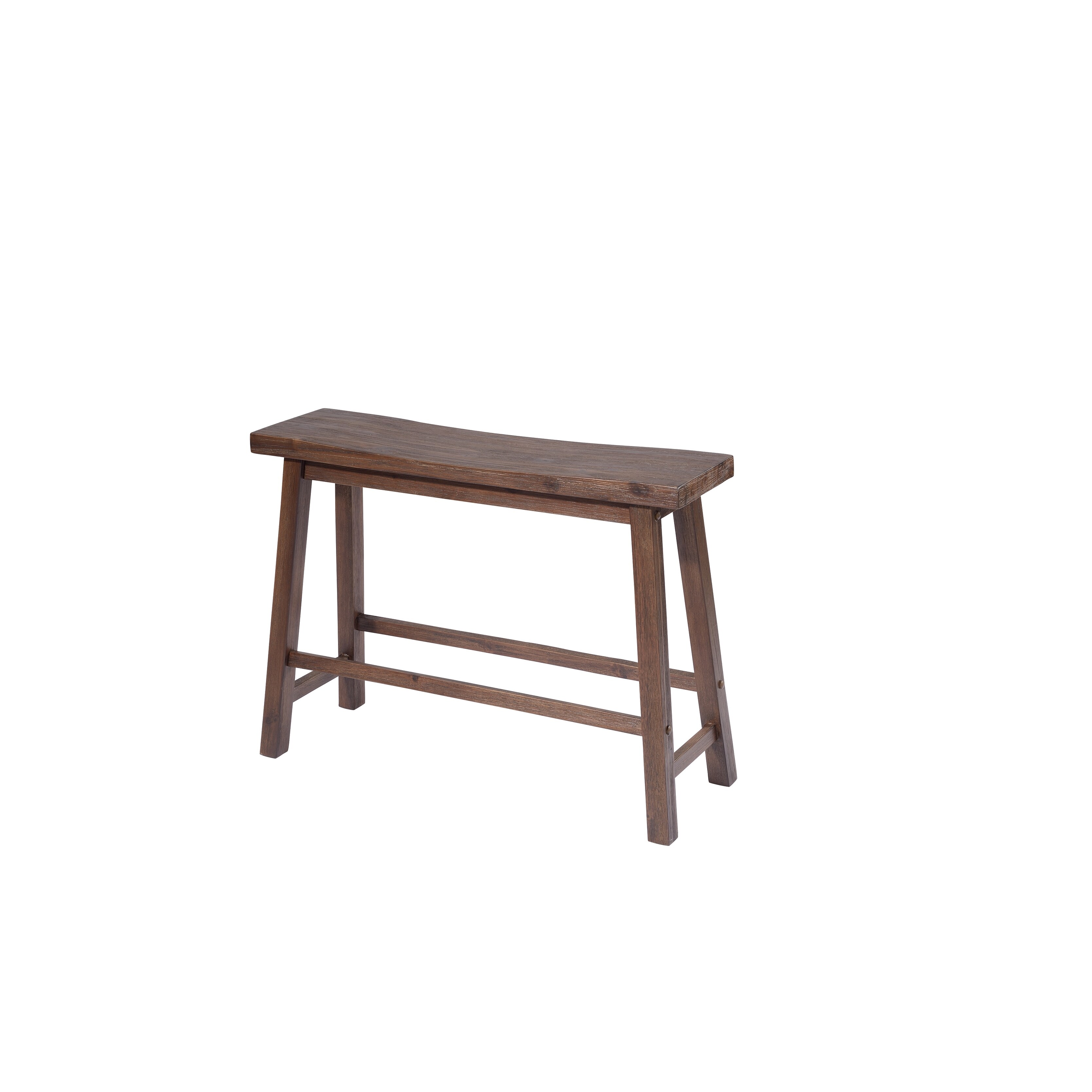 Shop Sonoma Wood Saddle Dining Bench Overstock 12521553