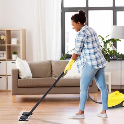 Adjustable Steam Cleaner Yellow - Bed Bath & Beyond - 39941568