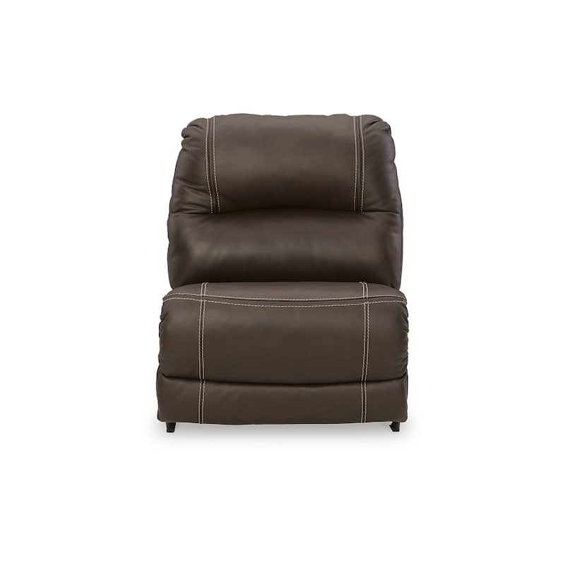 Signature Design by Ashley Dunleith Brown 7-Piece Power Reclining Sectional - 154"W x 105"D x 43"H