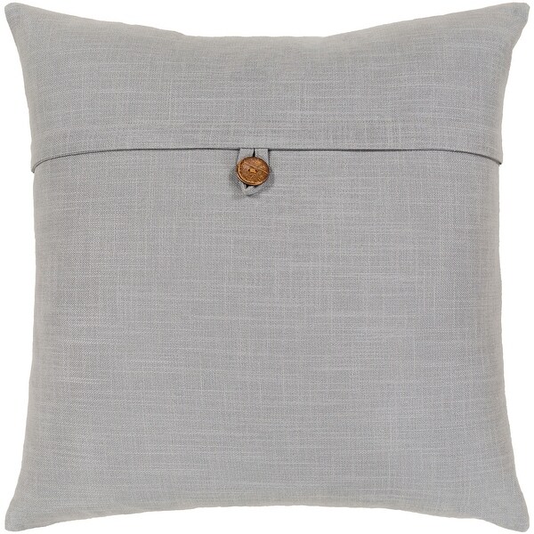 light grey throw pillow
