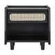 preview thumbnail 4 of 19, Christopher Knight Home - Zessia Retro 19" Wood Nightstand with Woven Drawer and Open Shelf