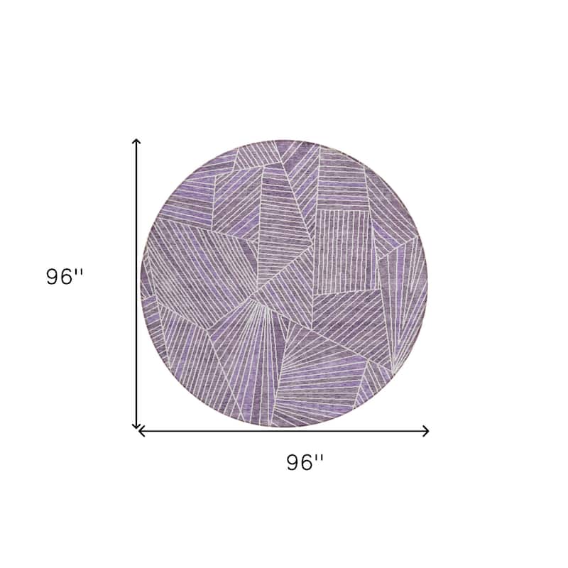 HomeRoots Geometric Transitional Rectangle Outdoor Rug
