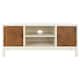 Option Distressed White /Honey Brown