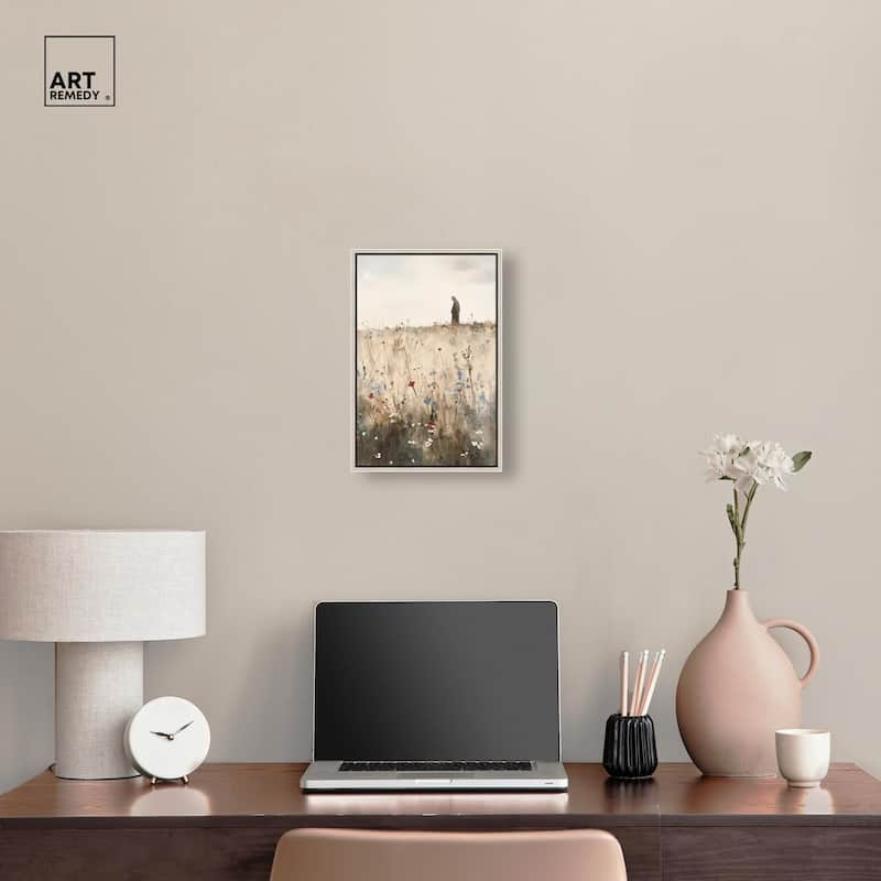 Ambling Monk Canvas by Art Remedy
