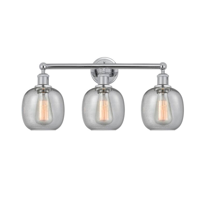 Innovations Lighting 616-3W-12-24 Belfast Vanity Belfast 3 Light 24" - Polished Chrome / Seedy