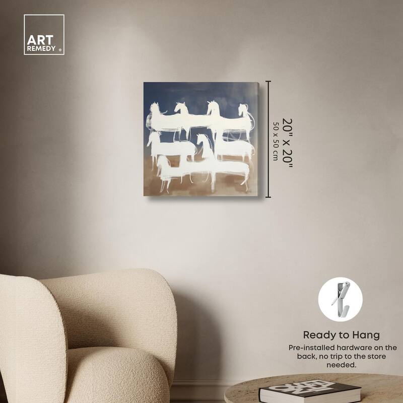 Phantom Herd Canvas by Art Remedy, Gallery Wrapped