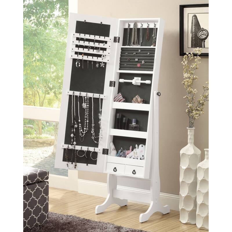 Batista Cheval Mirror with Jewelry Storage