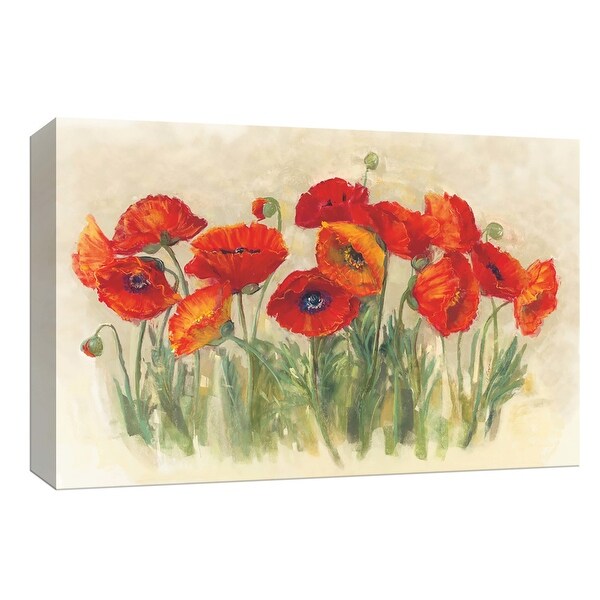 Ptm Images 9 153609 Ptm Canvas Collection 8 X 10 Vibrant Poppies Giclee Flowers Art Print On Canvas