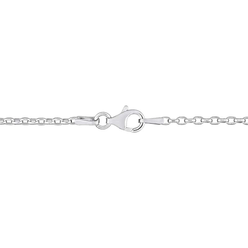 Miadora Sterling Silver Rolo Necklace