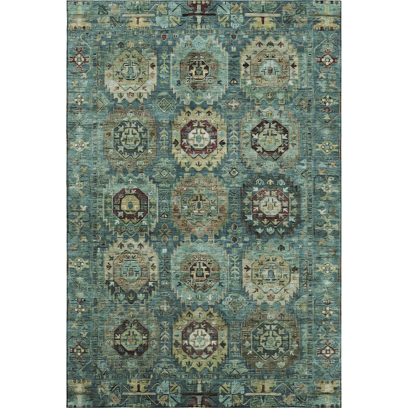 Premium Washable Super Soft Traditional Global Mayfield Rug
