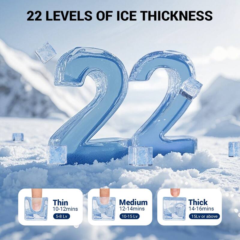 Ice Maker Commercial Ice Machine Stainless Steel Commercial Ice Maker Large Capacity Self-Cleaning