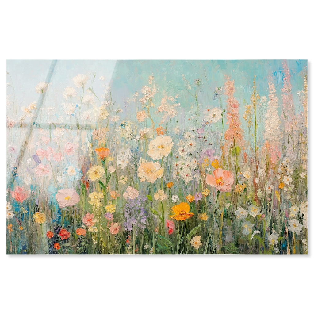 Soft Focus Flora II Acrylic by Art Remedy, Ready to Hang