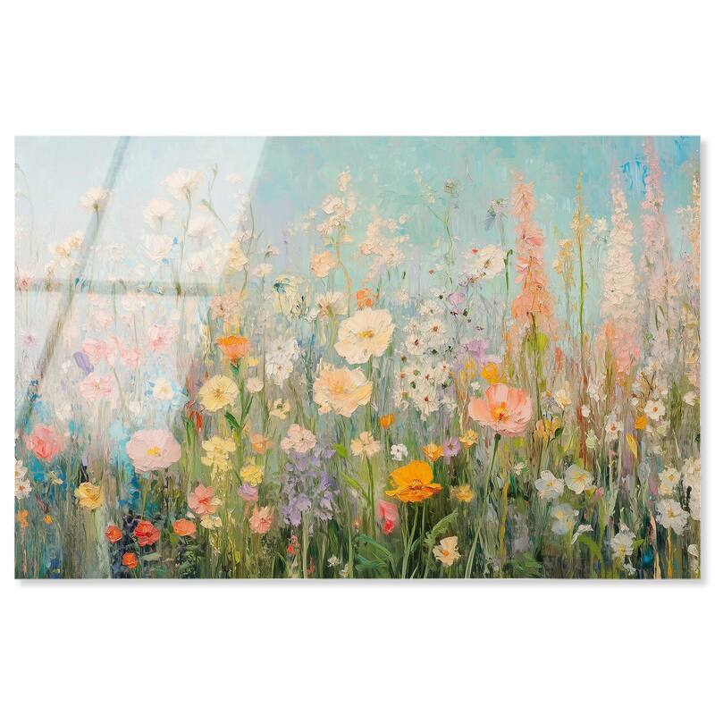 Soft Focus Flora II Acrylic by Art Remedy, Ready to Hang - 36" x 24"