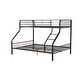 preview thumbnail 4 of 6, Caius Gunmetal Finish Twin Xl/Queen Bunk Bed