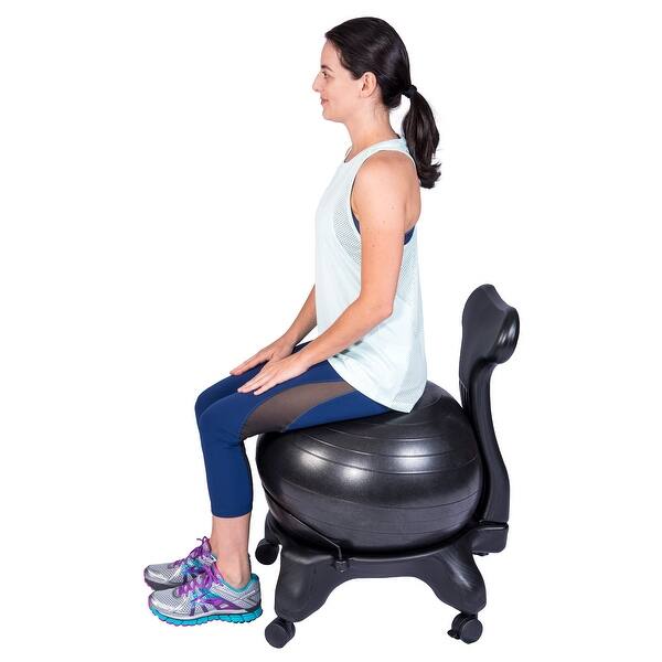 Shop Isokinetics Inc Balance Exercise Ball Chair Standard Or