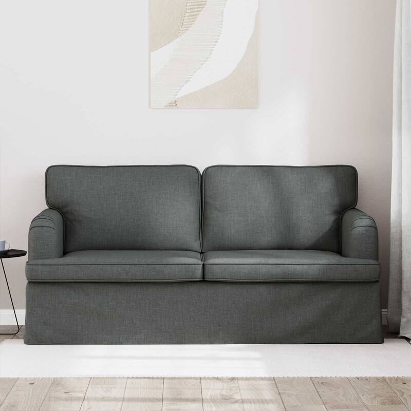 vidaXL Sofa Dark Grey in Fabric
