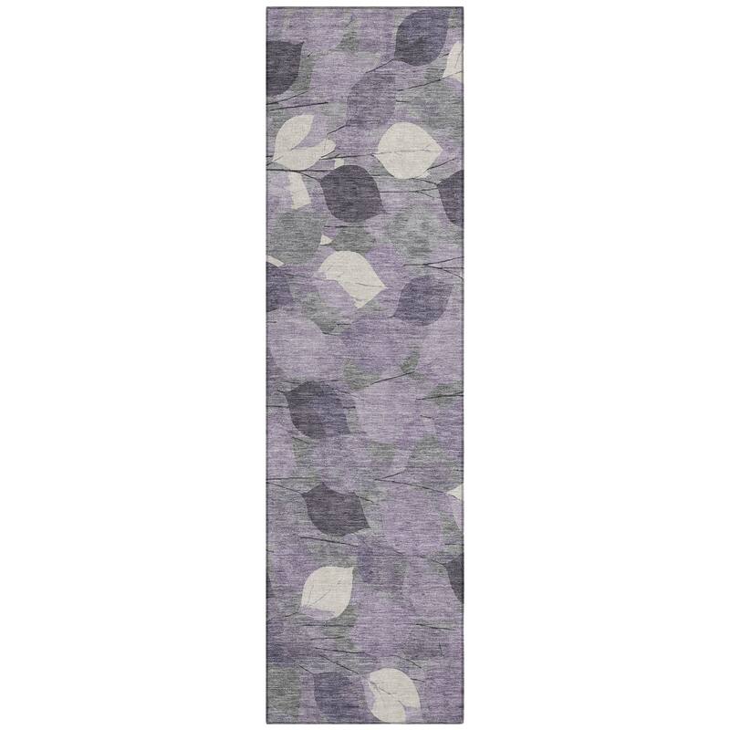 Machine Washable Indoor/ Outdoor Floral Mila Chantille Rug