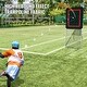 preview thumbnail 6 of 12, Folding Lacrosse Rebounder for Backyard, Volleyball Bounce Back Net, Pitchback Throwback Baseball Softball Training Screen