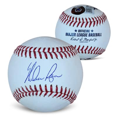 Nolan Ryan Autographed MLB Signed Baseball Beckett COA With UV Display Case - 8'6" x 11'6"