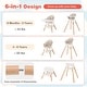 preview thumbnail 11 of 35, Costway 6-in-1 Convertible Wooden Baby Highchair Infant Feeding Chair - See Details