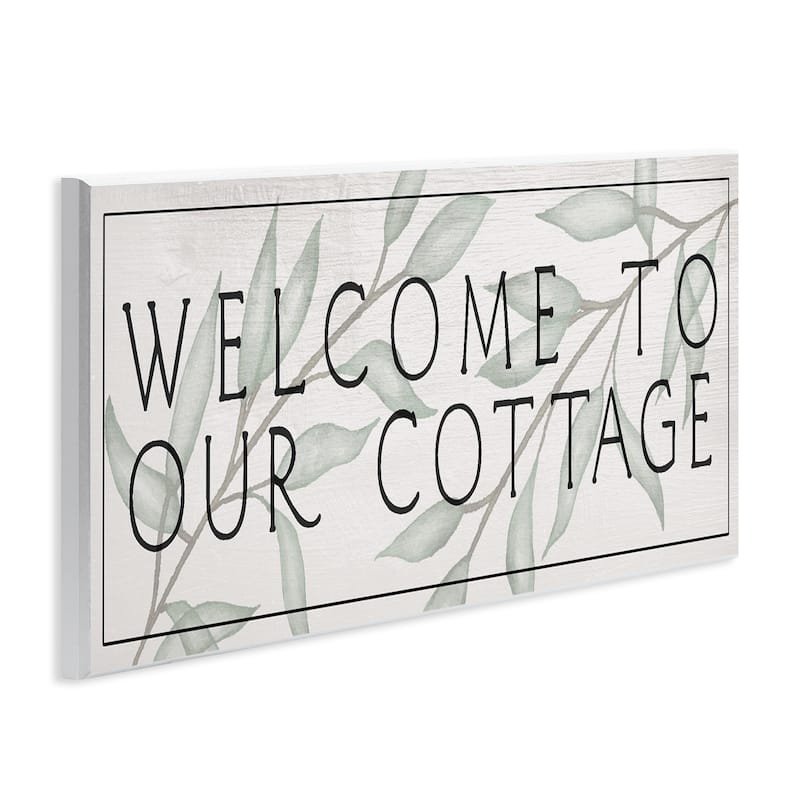 Stupell Rustic Cottage Welcome Wall Plaque Art Design By Lil' Rue