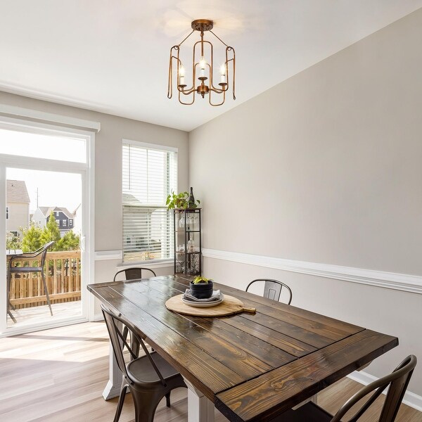 French country semi flush mount lighting discount