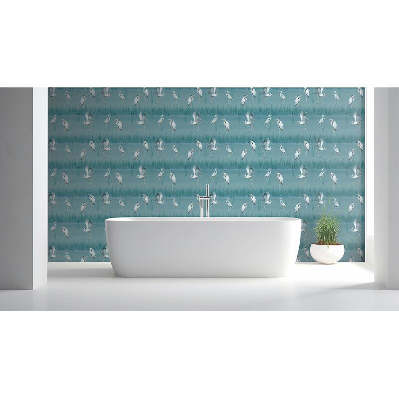 Arthouse Gerald Blue Heron River Wallpaper