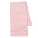 preview thumbnail 1 of 3, Lambs & Ivy Signature Pink/White 100% Cotton Marl Textured Knit Baby Blanket
