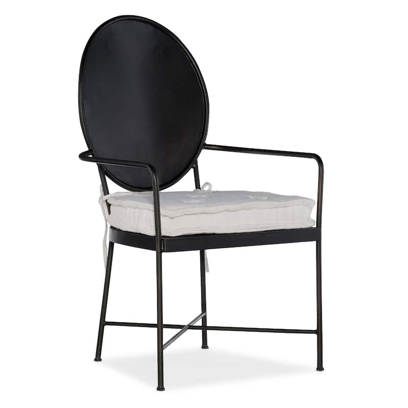 Ciao Bella Metal Arm Chair - 23.5"W x 40"H x 24.5"D