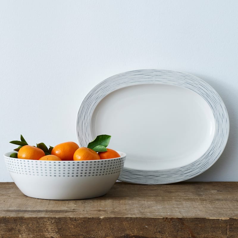 Noritake Hammock Round Vegetable Bowl, 10-1/2", 96 Oz.