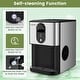 preview thumbnail 5 of 7, Costway 56 lbs/24 H Pepple Chewable Countertop Ice Maker with - See Details