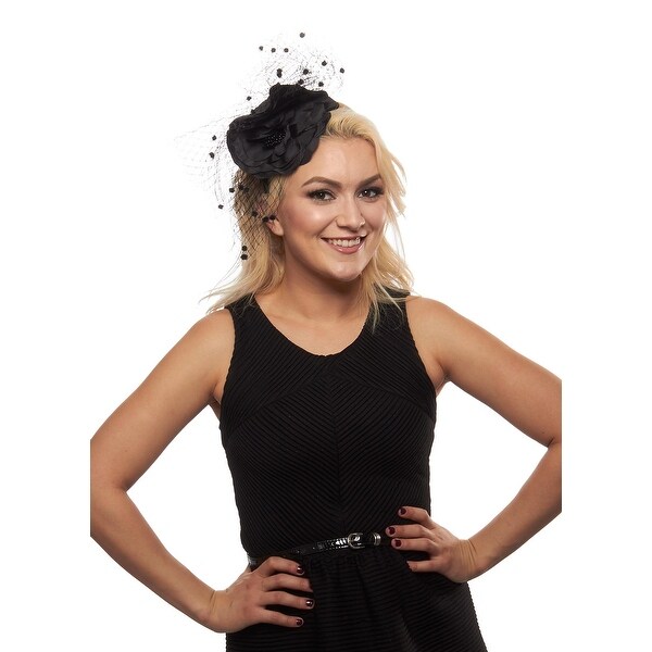 Rosalie Fascinator Cocktail Hat with Blossom