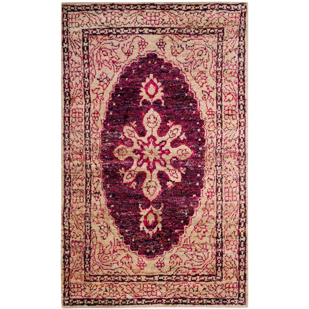 SAFAVIEH Hand-knotted Tangier Eridjona Modern Wool Rug