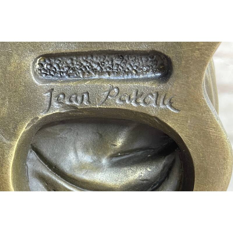 Art Deco Nouveau Mother And Baby Classic Original Bronze Artwork By Jean Patoue